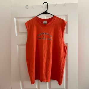 Vintage Nike cut off sleeve t shirt